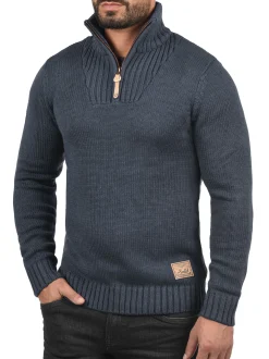 Solid Herren Troyer - SDPetro in blau