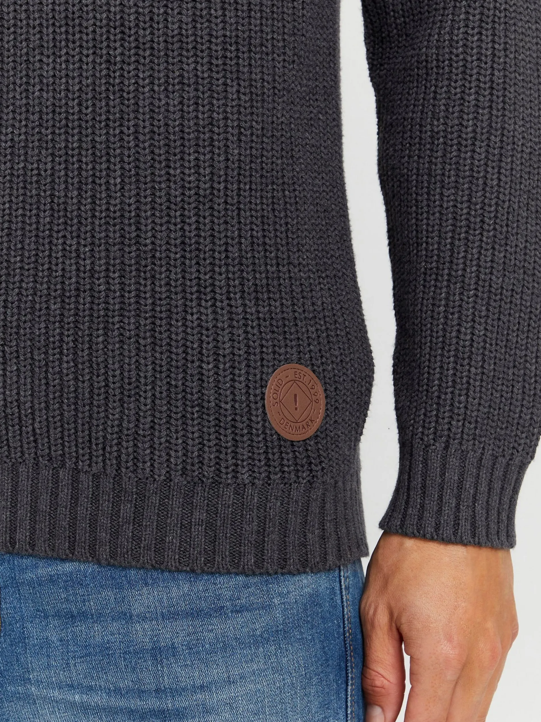Solid Herren Troyer - SDXenox in grau