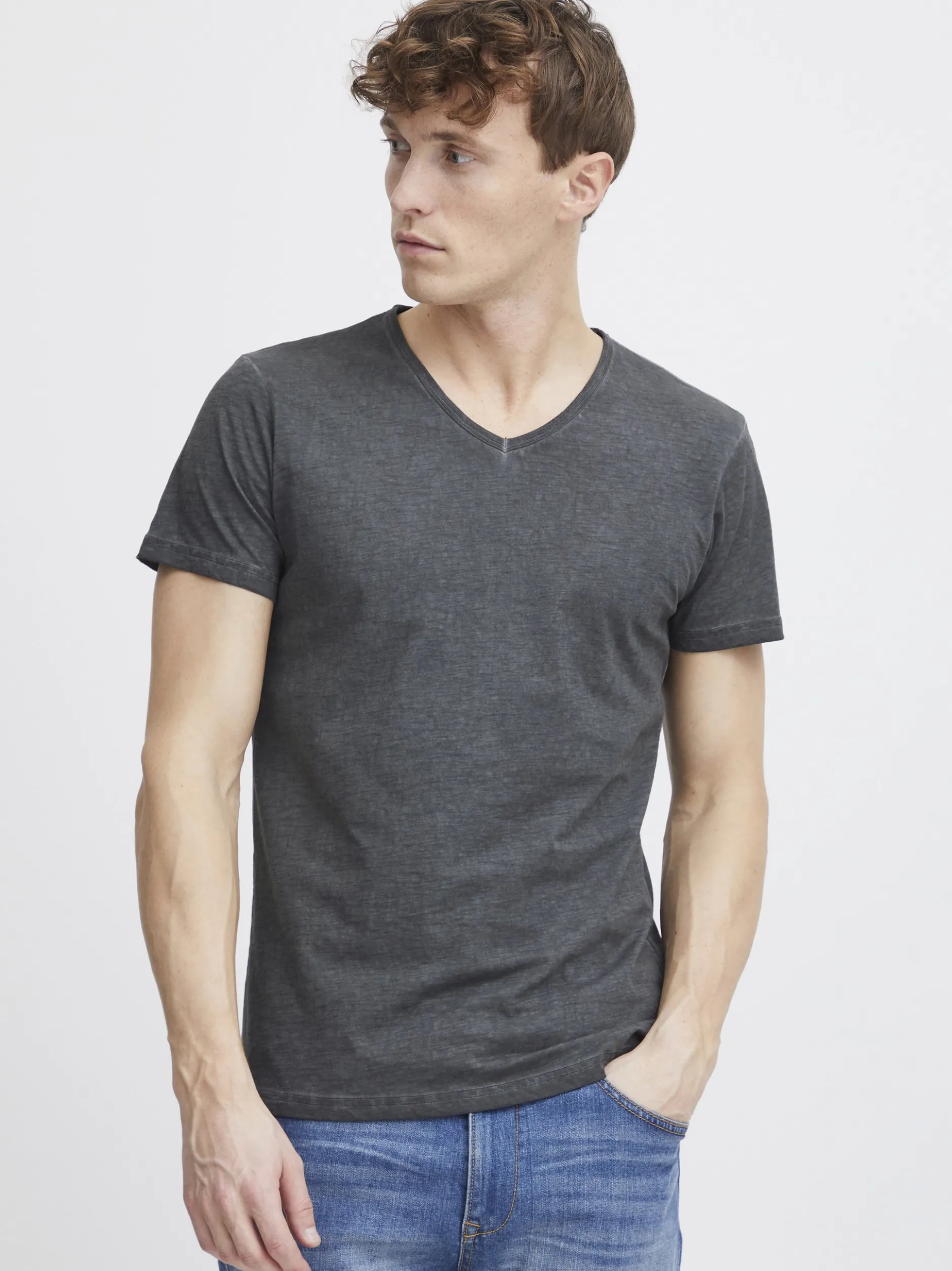 Solid Herren T-Shirt - SDConley in schwarz