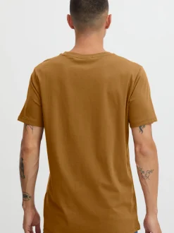 Solid Herren T-Shirt SDDain in braun