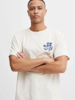 Solid Herren T-Shirt - SDFulton in beige