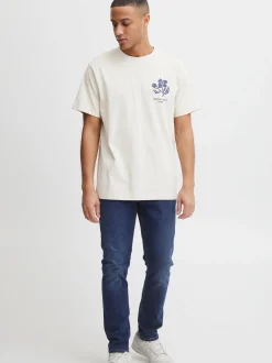 Solid Herren T-Shirt - SDFulton in beige