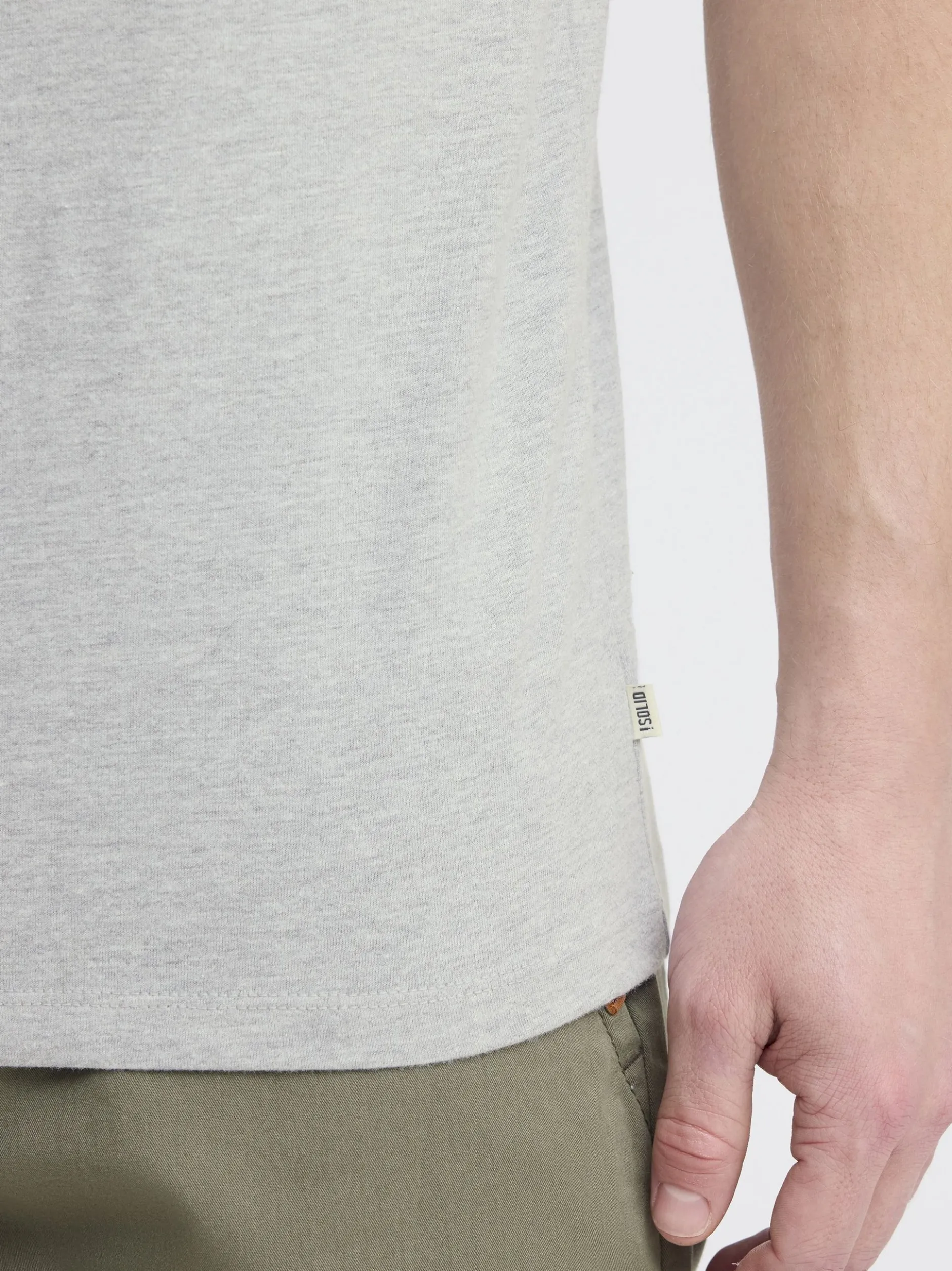 Solid Herren T-Shirt - SDOdit in grau schwarz