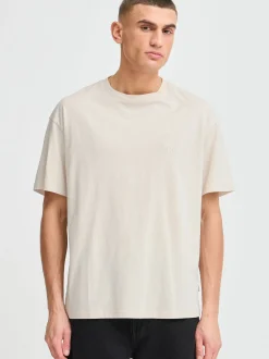 Solid Herren T-Shirt - SDOrrick in beige