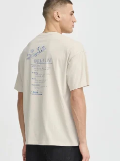 Solid Herren T-Shirt - SDOrrick in beige