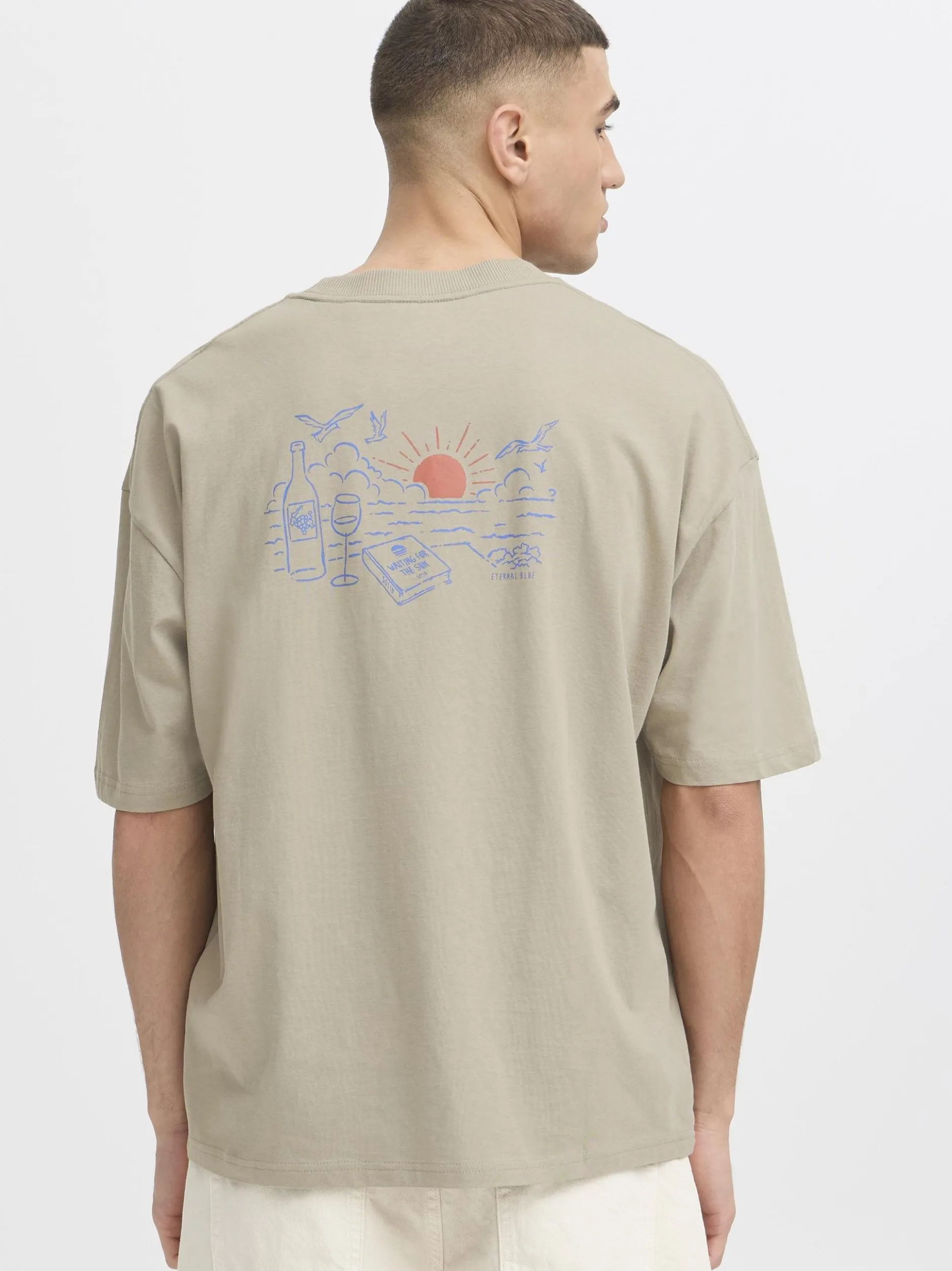 Solid Herren T-Shirt - SDOsrick in melange