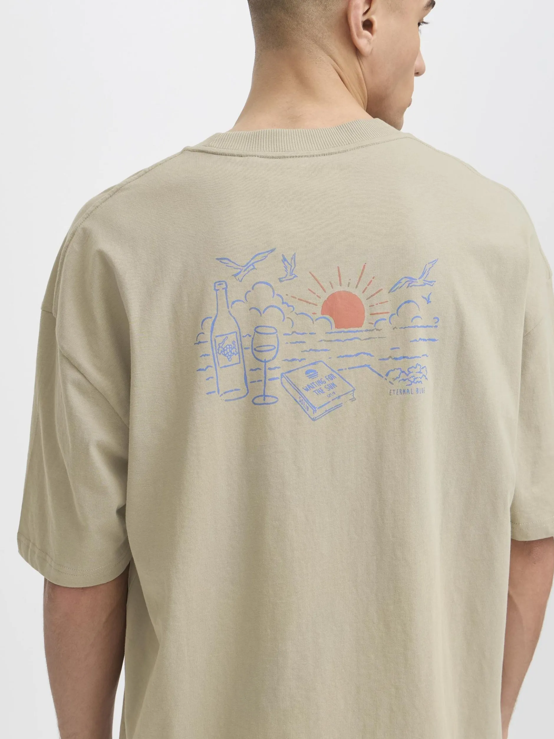 Solid Herren T-Shirt - SDOsrick in melange