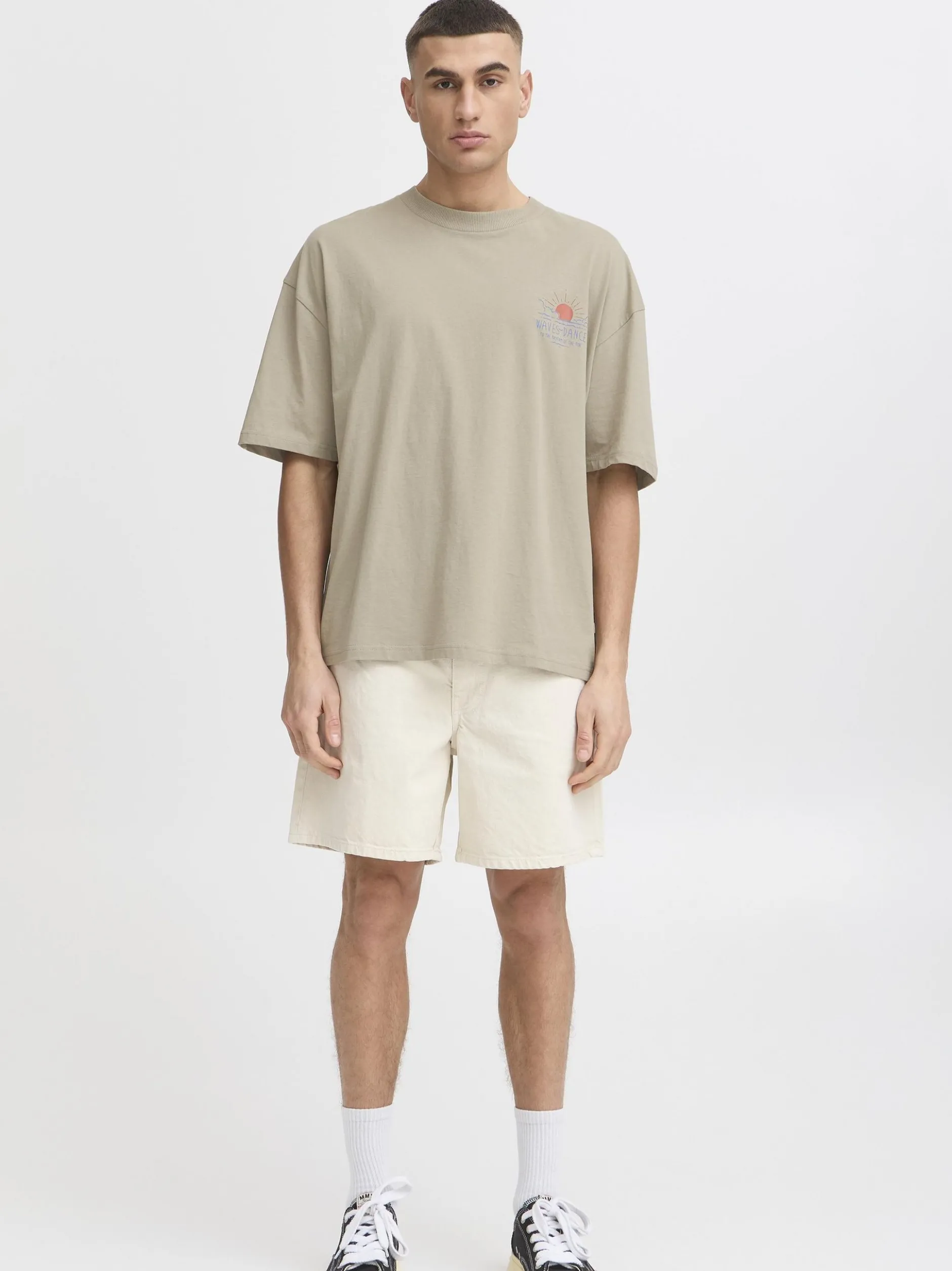 Solid Herren T-Shirt - SDOsrick in melange