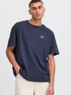 Solid Herren T-Shirt - SDPavel in blau