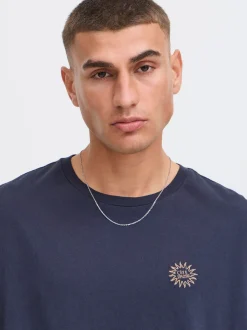 Solid Herren T-Shirt - SDPavel in blau