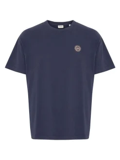 Solid Herren T-Shirt - SDPavel in blau