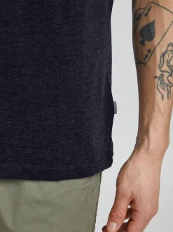 Solid Herren T-Shirt - SDRock in blau