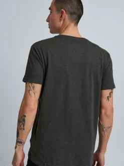 Solid Herren T-Shirt - SDRock in grau