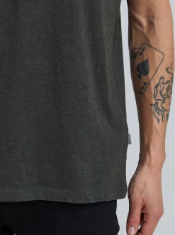 Solid Herren T-Shirt - SDRock in grau
