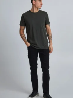 Solid Herren T-Shirt - SDRock in grau