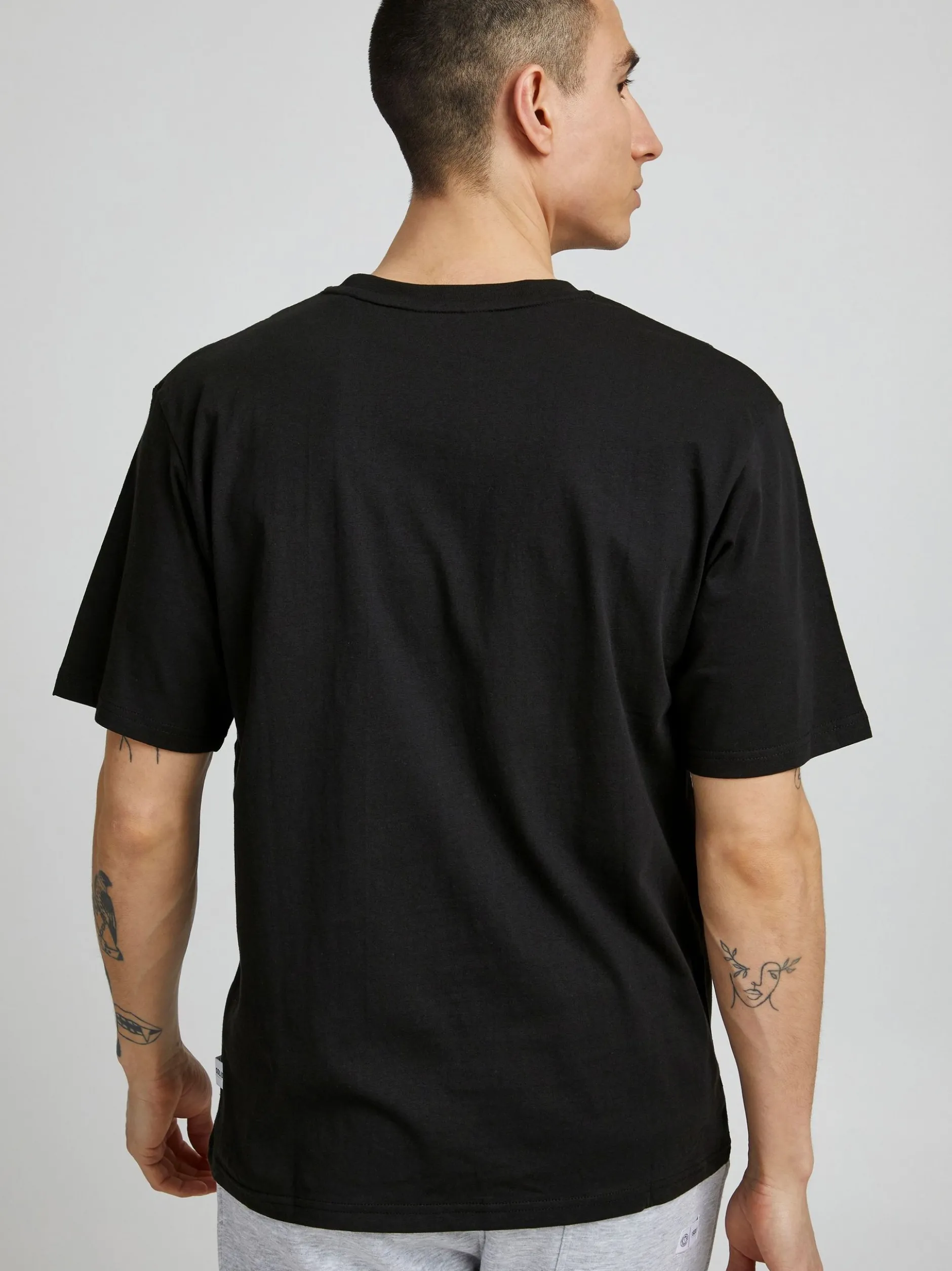 Solid Herren T-Shirt - SDRui in schwarz
