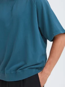 Solid Herren T-Shirt - SDSlater in petrol