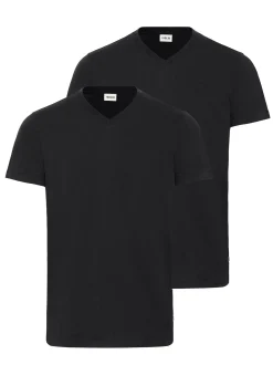Solid Herren V-Shirt - SDOdilian in schwarz