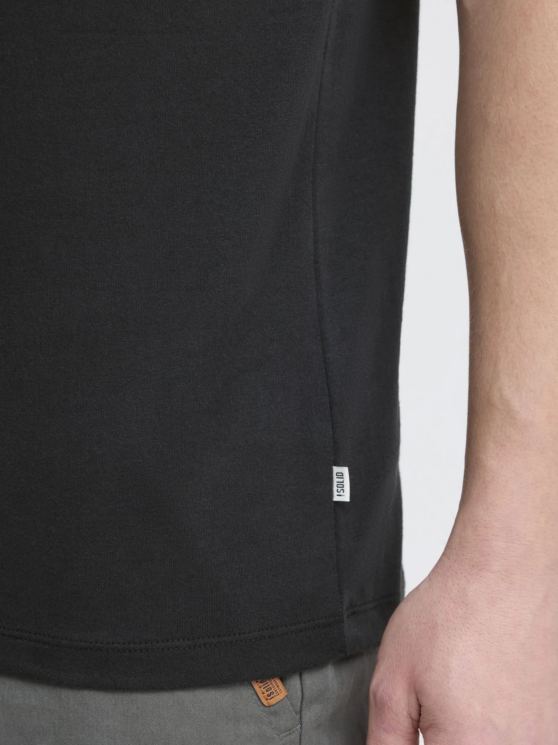Solid Herren V-Shirt - SDOdilian in schwarz
