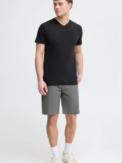 Solid Herren V-Shirt - SDOdilian in schwarz