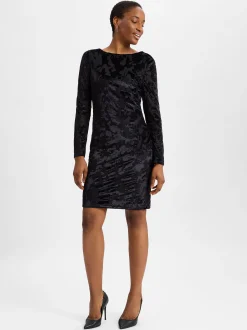 s.Oliver BLACK LABEL Damen Etuikleid in schwarz