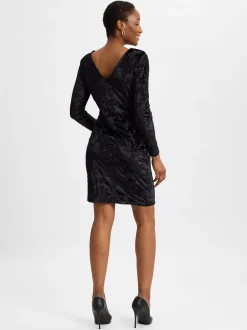 s.Oliver BLACK LABEL Damen Etuikleid in schwarz