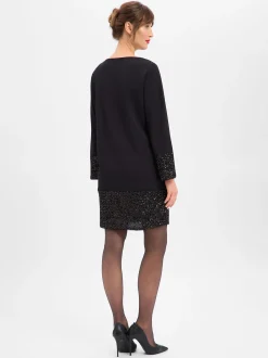 s.Oliver BLACK LABEL Damen Kleid in schwarz