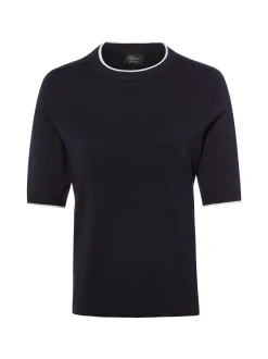 s.Oliver BLACK LABEL Damen Strickpullover in marine