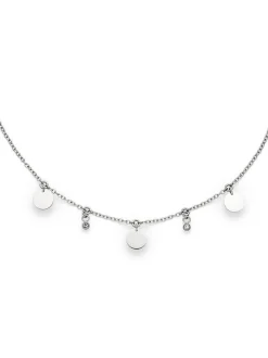 s.Oliver Damen Armband - Coins in silber
