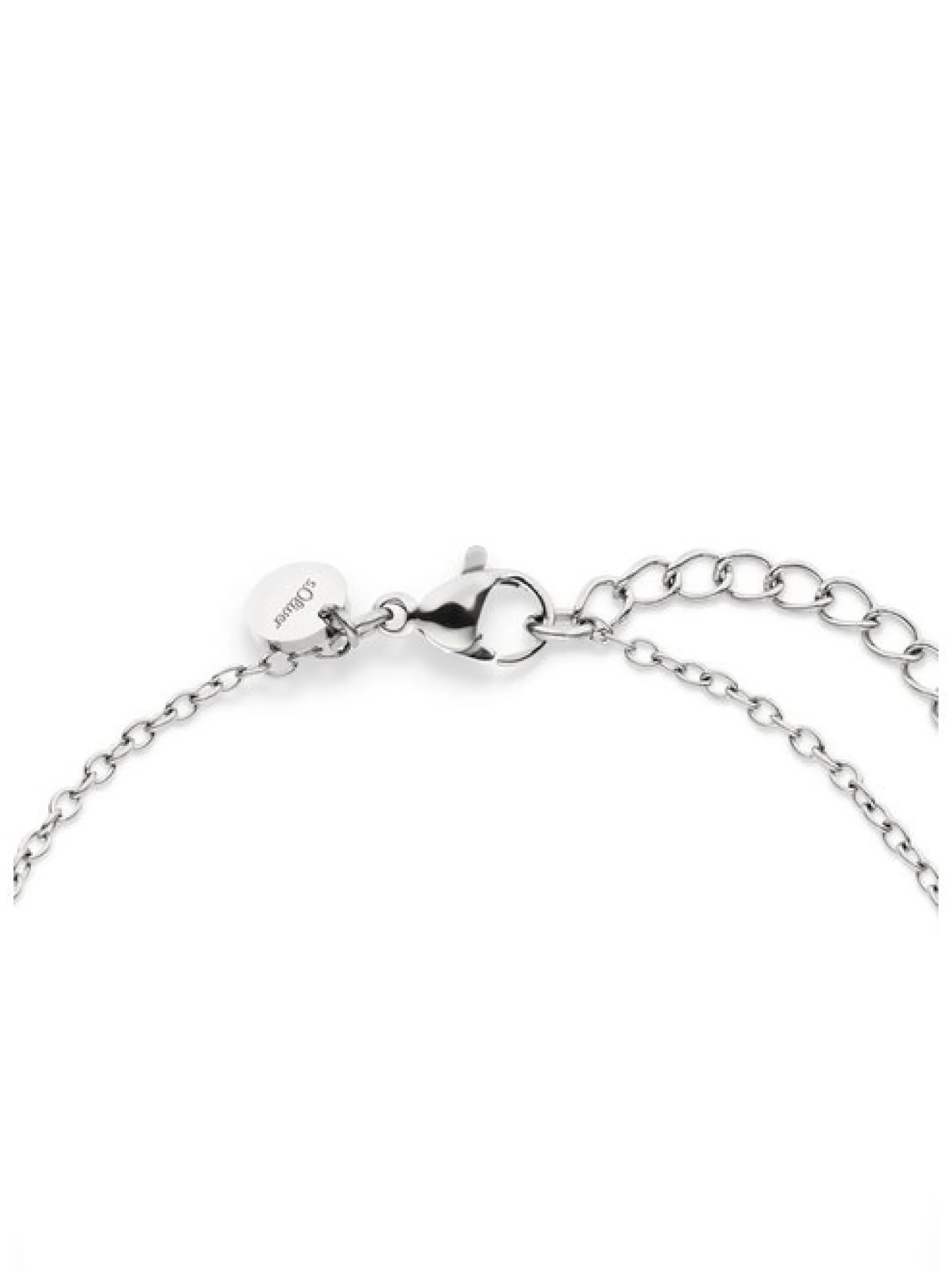 s.Oliver Damen Armband - Coins in silber