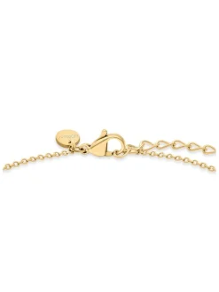 s.Oliver Damen Armband - Flower in gold