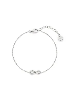 s.Oliver Damen Armband - Infinity in silber