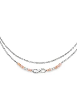 s.Oliver Damen Armband - Infinity Beads in mehrfarbig