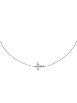 s.Oliver Damen Armband - Sparkle Cross in silber