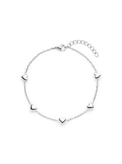 s.Oliver Damen Armband - Tiny Hearts in silber
