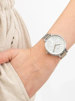 s.Oliver Damen Armbanduhr - Charming Time in silber