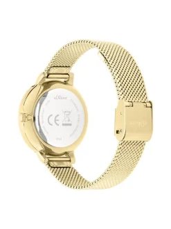 s.Oliver Damen Armbanduhr - Lovely Time in gold