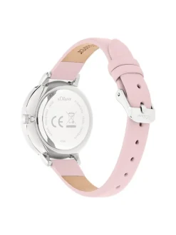s.Oliver Damen Armbanduhr - Lovely Time in rosa