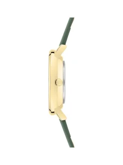 s.Oliver Damen Armbanduhr - Modern Basics in grün