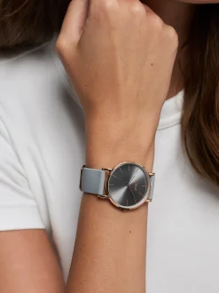 s.Oliver Damen Armbanduhr - Modern Statement in grau