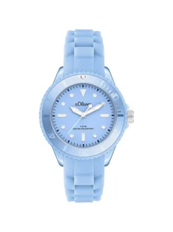 s.Oliver Damen Armbanduhr - Small Color in blau