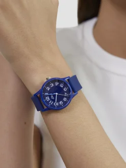 s.Oliver Damen Armbanduhr - Urban Color in blau