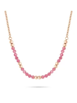 s.Oliver Damen Halskette - Colorful Beads in roségold
