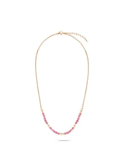 s.Oliver Damen Halskette - Colorful Beads in roségold