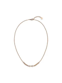 s.Oliver Damen Halskette - Infinity Beads in roségold
