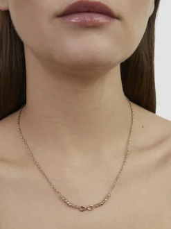 s.Oliver Damen Halskette - Infinity Beads in roségold