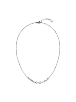 s.Oliver Damen Halskette - Infinity Beads in silber
