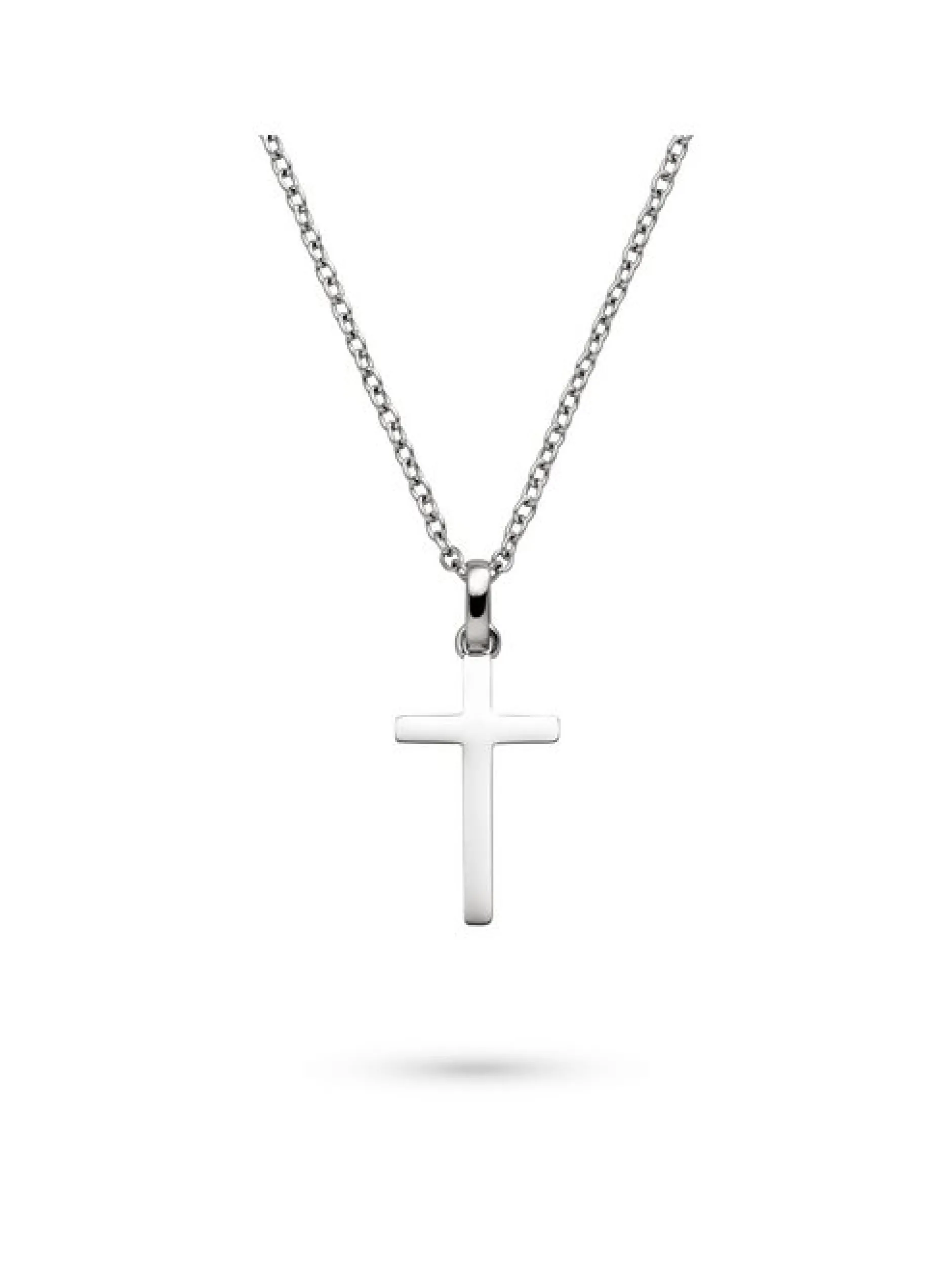 s.Oliver Damen Halskette - Modern Cross in silber