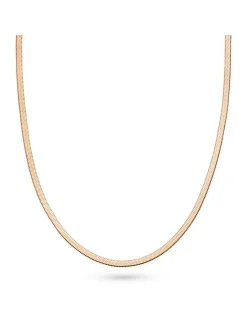 s.Oliver Damen Halskette - Sleek in roségold