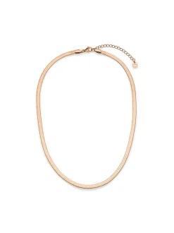 s.Oliver Damen Halskette - Sleek in roségold